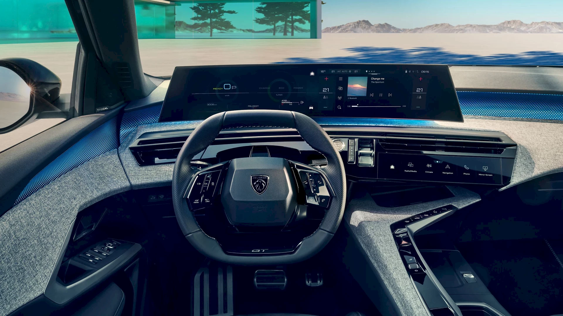 Erleben Sie eine neue Art des Fahrens mit dem PEUGEOT Panoramic i-Cockpit®, das optimale Ergonomie mit maximalem Fahrspass verbindet